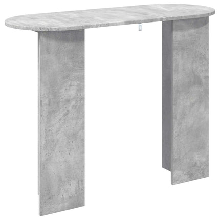 Konsolbord Betongrå 100 x 39,5 x 75 cm Konstrueret træ