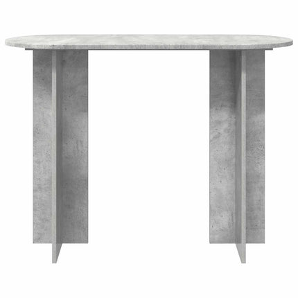 Konsolbord Betongrå 100 x 39,5 x 75 cm Konstrueret træ