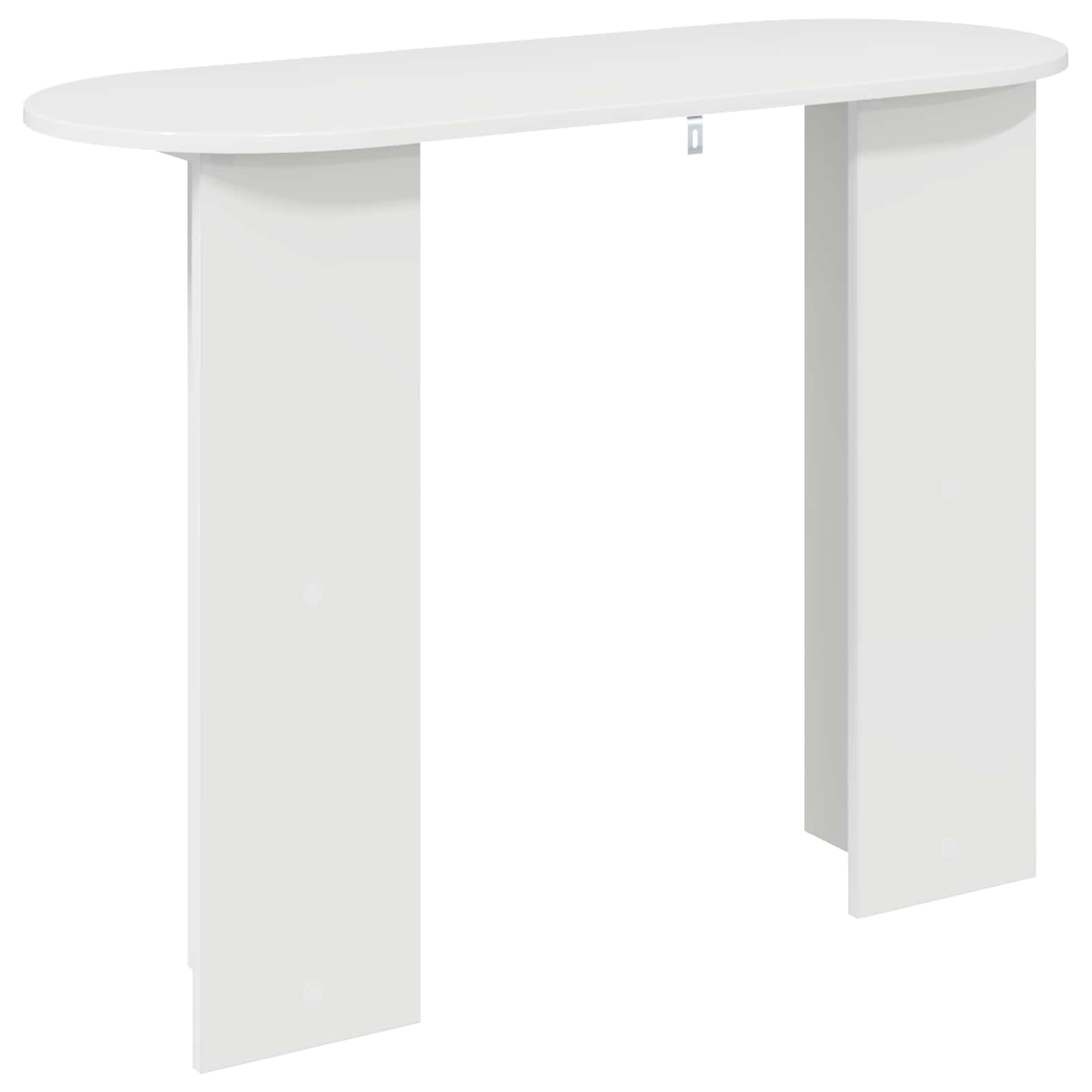 Konsolbord Hvid højglans 100 x 39,5 x 75 cm Konstrueret træ
