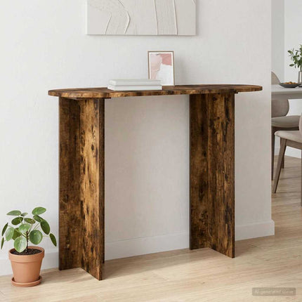 Konsolbord Røget eg 100 x 39,5 x 75 cm Konstrueret træ