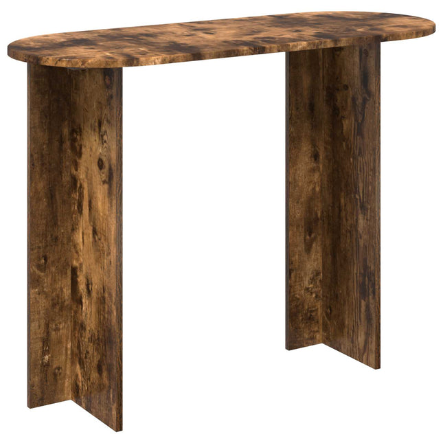 Konsolbord Røget eg 100 x 39,5 x 75 cm Konstrueret træ