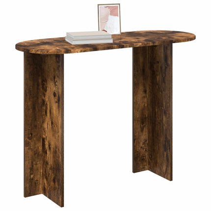 Konsolbord Røget eg 100 x 39,5 x 75 cm Konstrueret træ