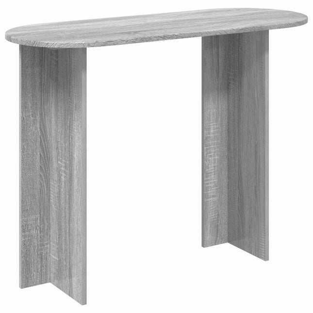 Konsolbord Grå sonoma-eg 100 x 39,5 x 75 cm Konstrueret træ