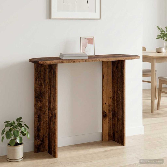 Konsolbord Gammelt træ 100 x 39,5 x 75 cm Konstrueret træ