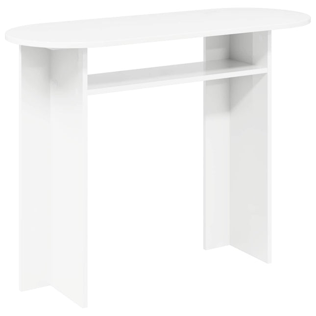Konsolbord Hvid 100 x 39,5 x 75 cm Konstrueret træ