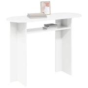Konsolbord Hvid 100 x 39,5 x 75 cm Konstrueret træ