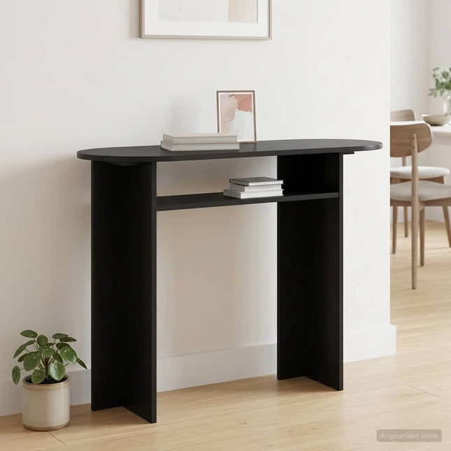 Konsolbord Sort eg 100 x 39,5 x 75 cm Konstrueret træ