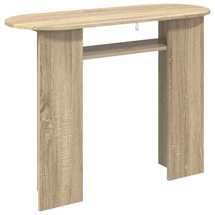 Konsolbord Sonoma-eg 100 x 39,5 x 75 cm Konstrueret træ