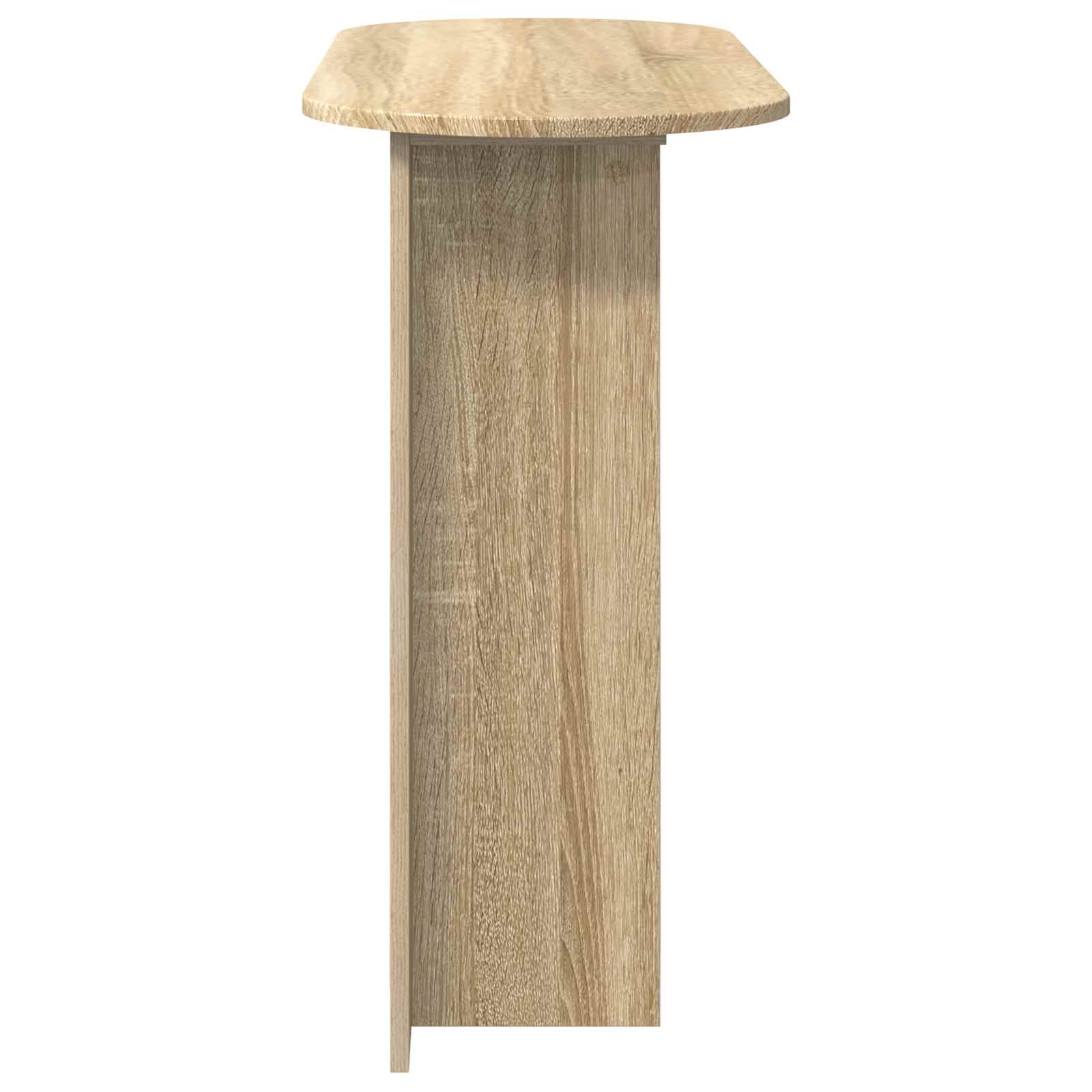 Konsolbord Sonoma-eg 100 x 39,5 x 75 cm Konstrueret træ