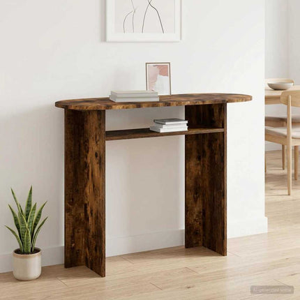 Konsolbord Røget eg 100 x 39,5 x 75 cm Konstrueret træ