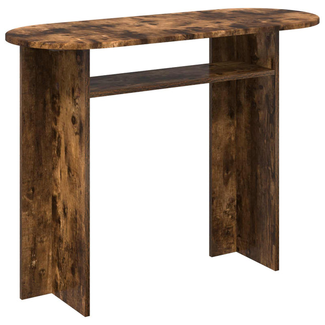 Konsolbord Røget eg 100 x 39,5 x 75 cm Konstrueret træ