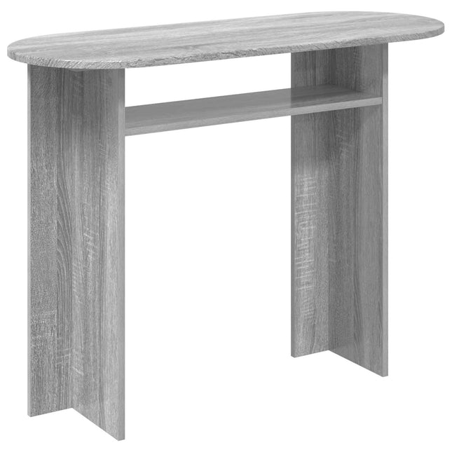 Konsolbord Grå sonoma-eg 100 x 39,5 x 75 cm Konstrueret træ