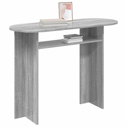 Konsolbord Grå sonoma-eg 100 x 39,5 x 75 cm Konstrueret træ