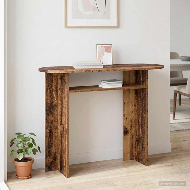 Konsolbord Gammelt træ 100 x 39,5 x 75 cm Konstrueret træ