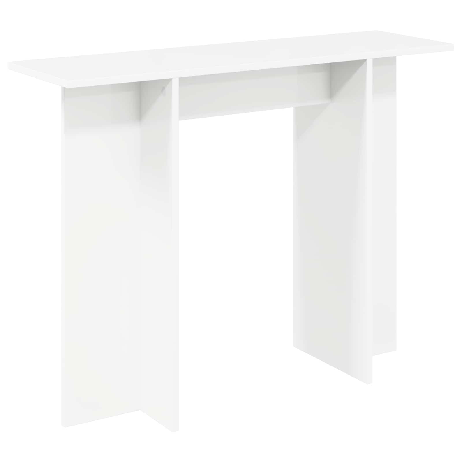 Konsolbord Hvid 100 x 30 x 75 cm Konstrueret træ