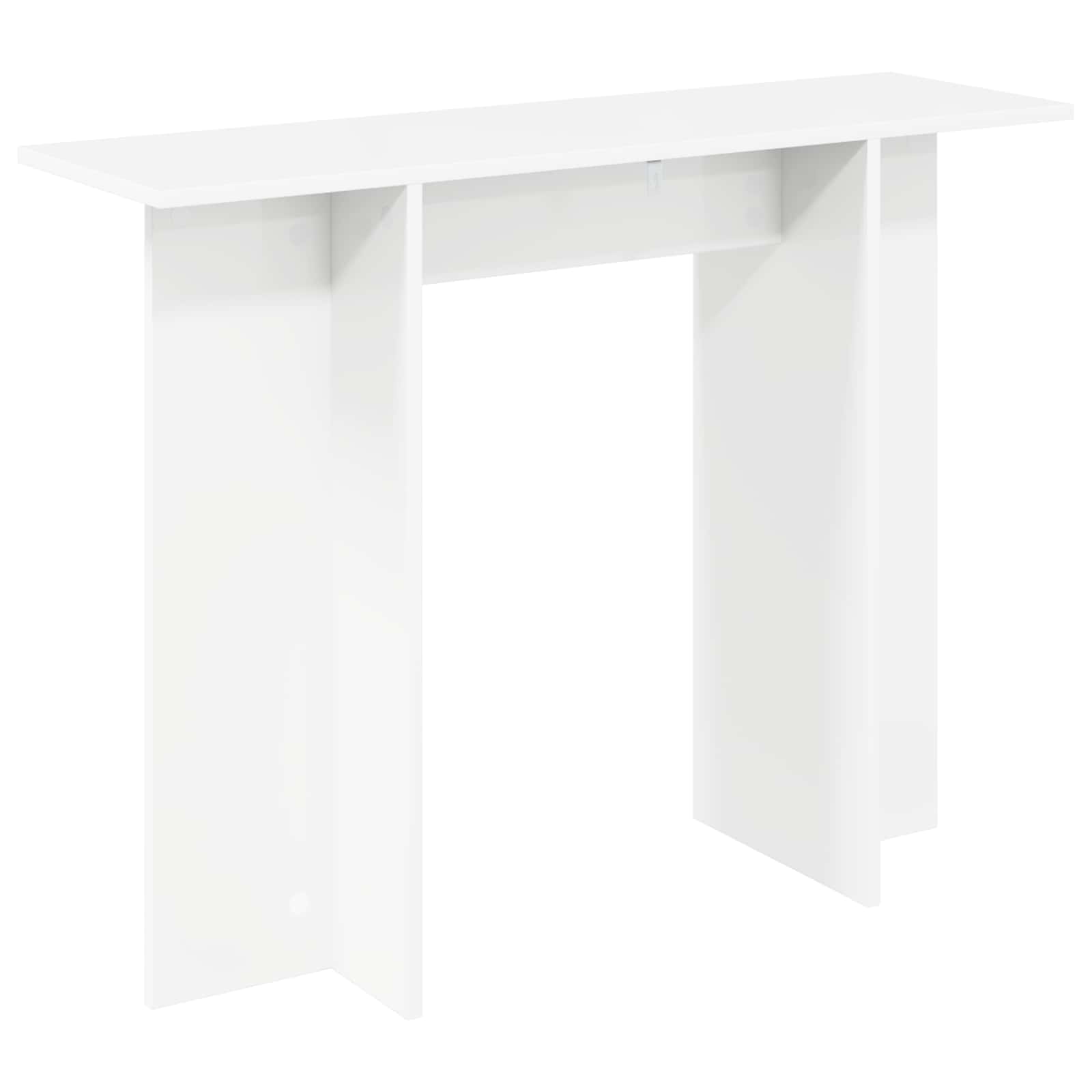 Konsolbord Hvid 100 x 30 x 75 cm Konstrueret træ