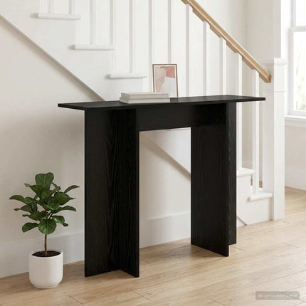 Konsolbord Sort eg 100 x 30 x 75 cm Konstrueret træ