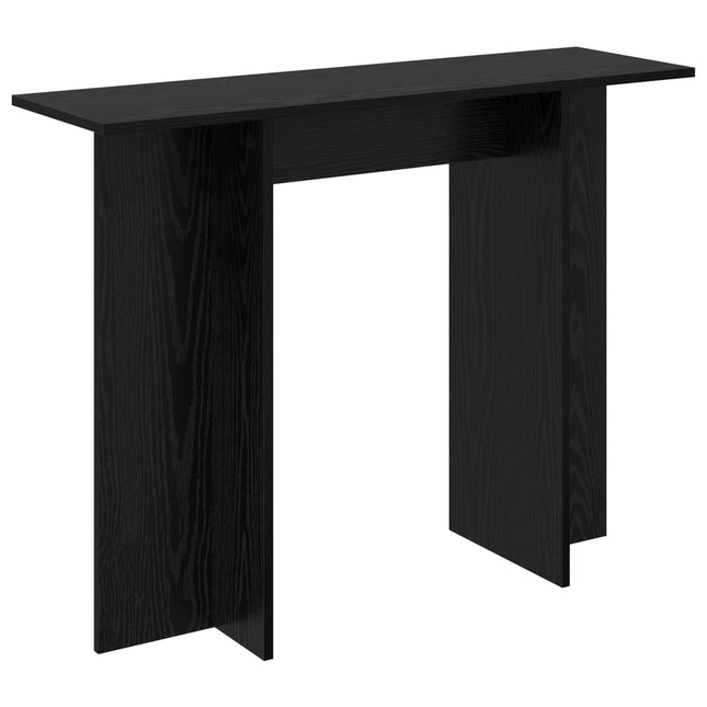 Konsolbord Sort eg 100 x 30 x 75 cm Konstrueret træ