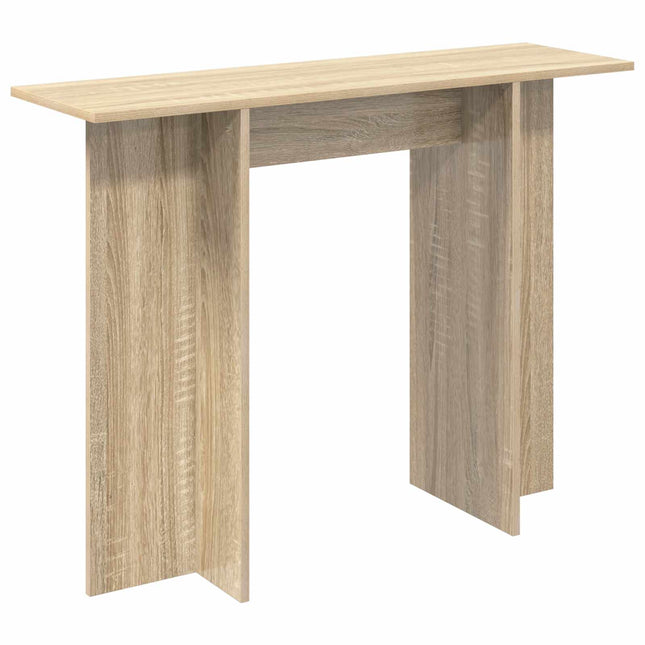 Konsolbord Sonoma-eg 100 x 30 x 75 cm Konstrueret træ