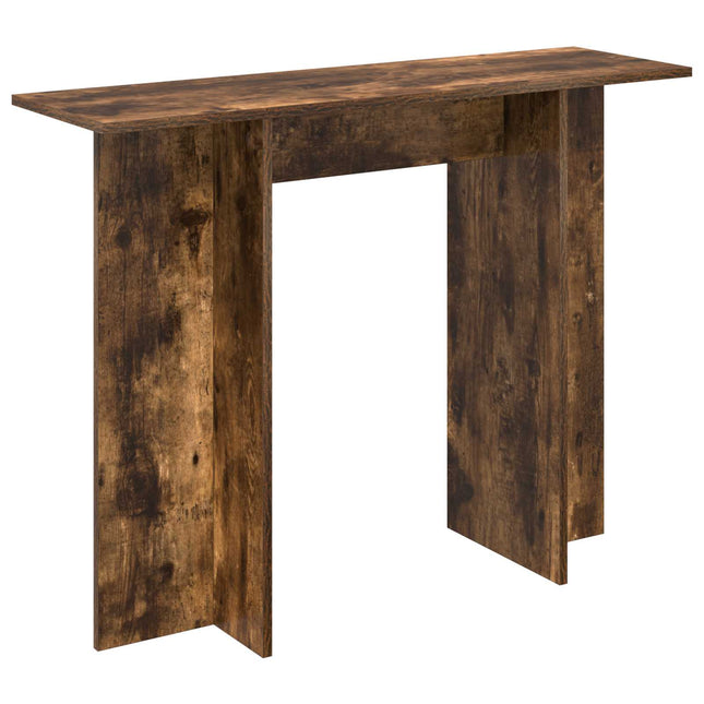Konsolbord Røget Eg 100 x 30 x 75 cm Konstrueret træ