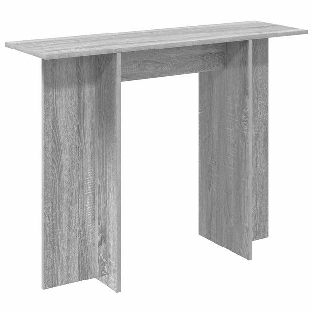Konsolbord Grå sonoma-eg 100 x 30 x 75 cm Konstrueret træ