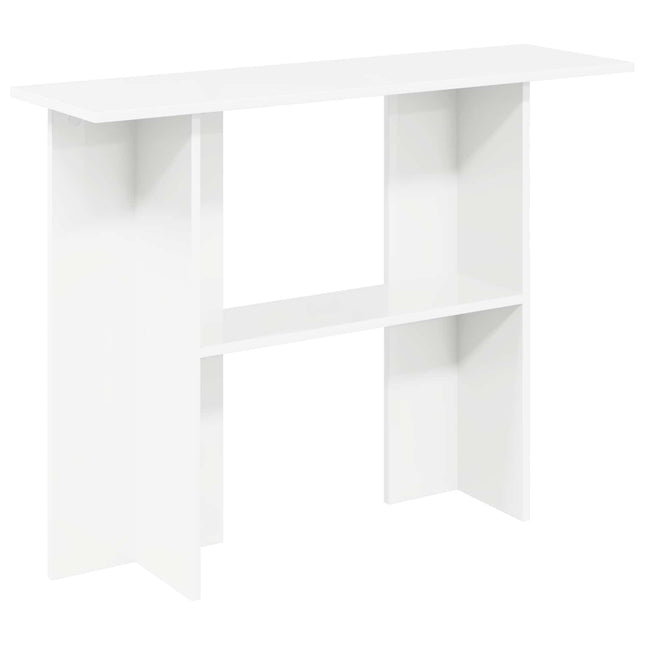 Konsolbord Hvid 100 x 30 x 75 cm Konstrueret træ
