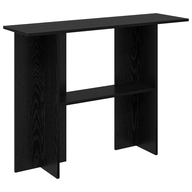 Konsolbord Sort eg 100 x 30 x 75 cm Konstrueret træ