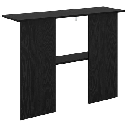 Konsolbord Sort eg 100 x 30 x 75 cm Konstrueret træ