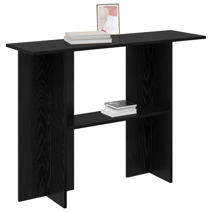 Konsolbord Sort eg 100 x 30 x 75 cm Konstrueret træ