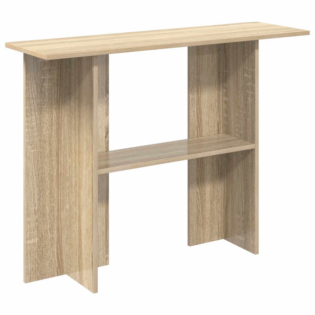 Konsolbord Sonoma-eg 100 x 30 x 75 cm Konstrueret træ