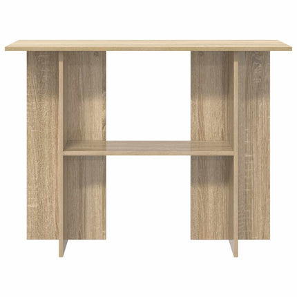 Konsolbord Sonoma-eg 100 x 30 x 75 cm Konstrueret træ