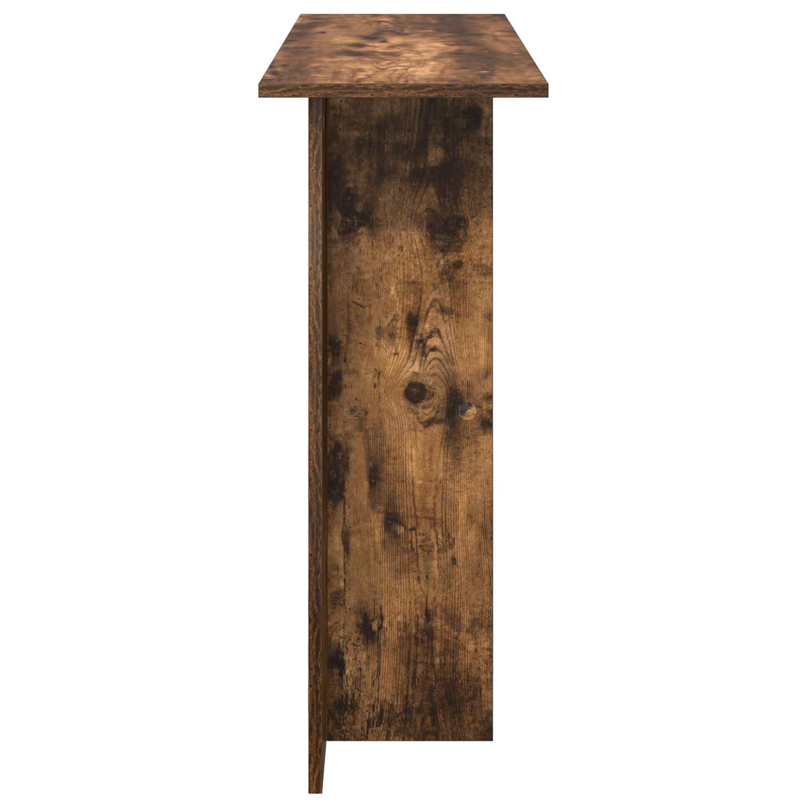 Konsolbord Røget eg 100 x 30 x 75 cm Konstrueret træ