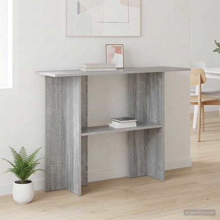 Konsolbord Grå sonoma-eg 100 x 30 x 75 cm Konstrueret træ