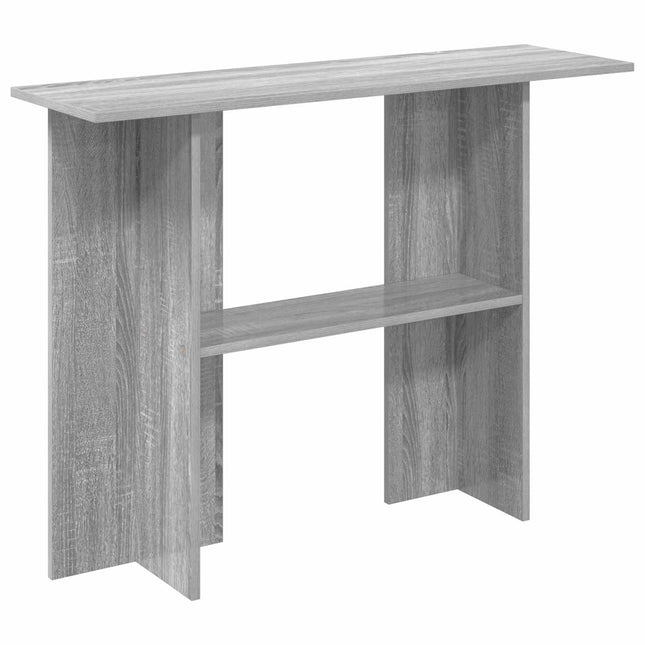 Konsolbord Grå sonoma-eg 100 x 30 x 75 cm Konstrueret træ