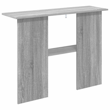Konsolbord Grå sonoma-eg 100 x 30 x 75 cm Konstrueret træ