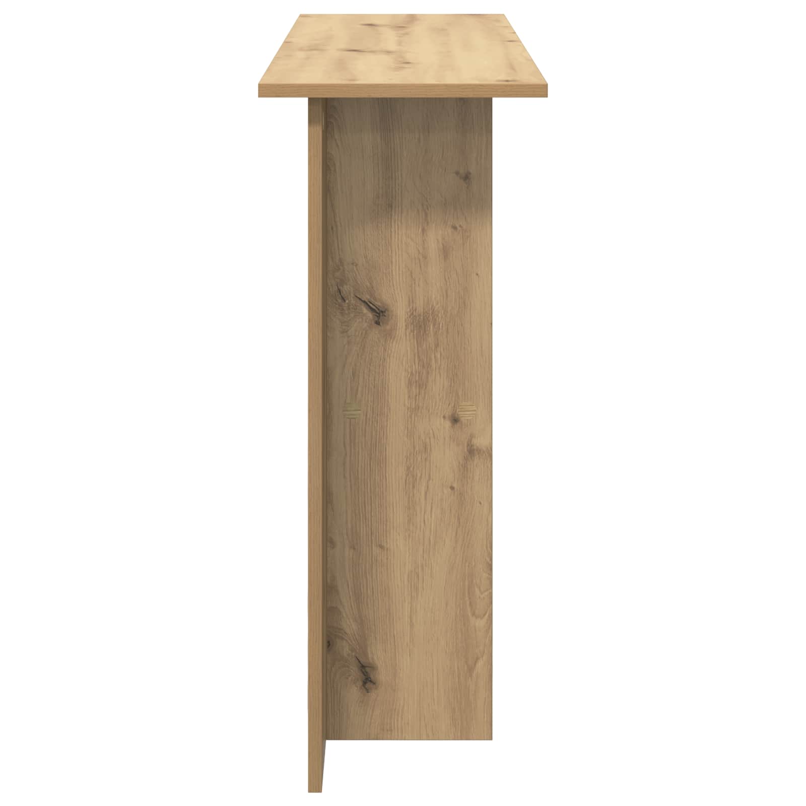 Konsolbord Artisan-eg 100 x 30 x 75 cm Konstrueret træ