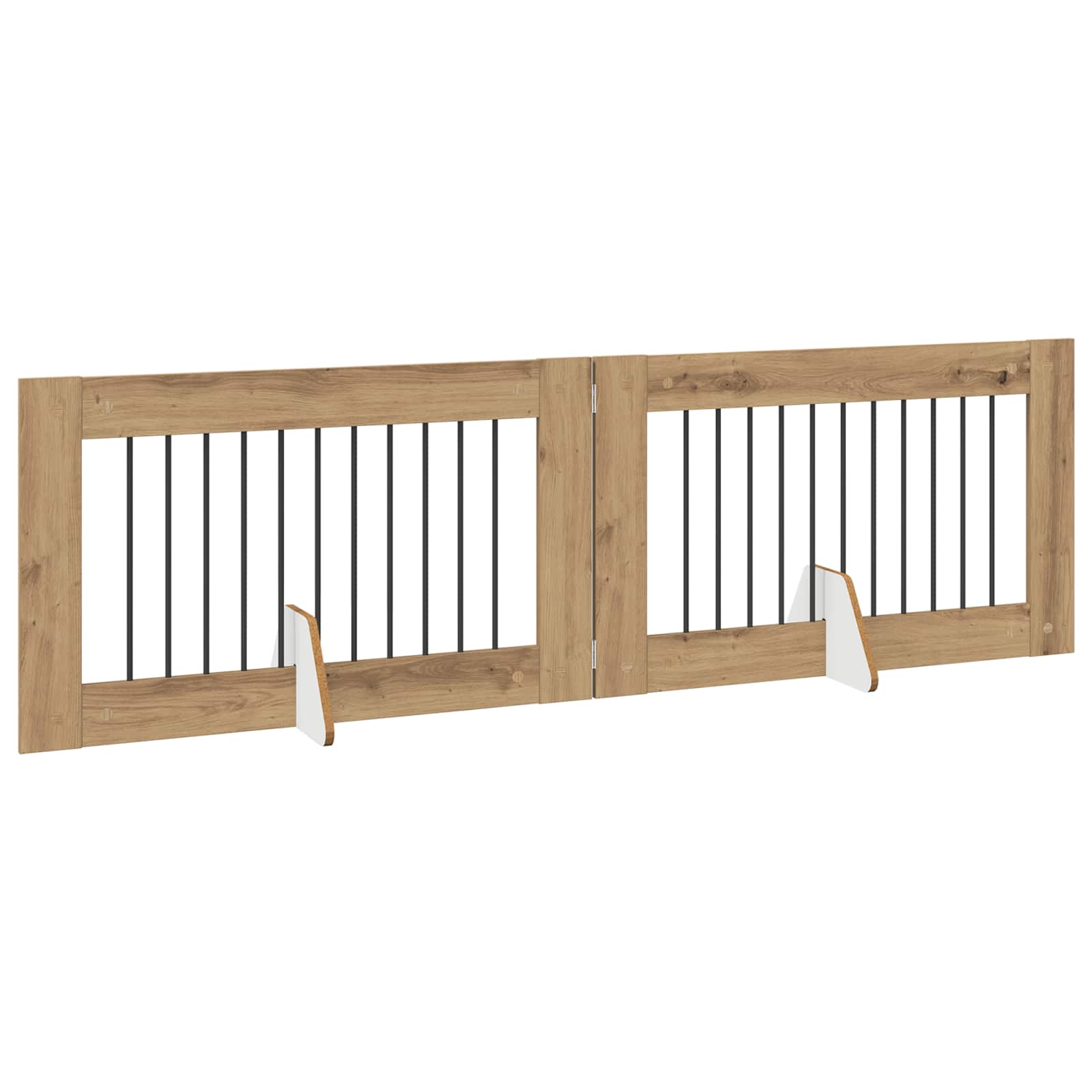 Hundehegn med stativer 2 pcs Artisan-eg 100 x 60 cm