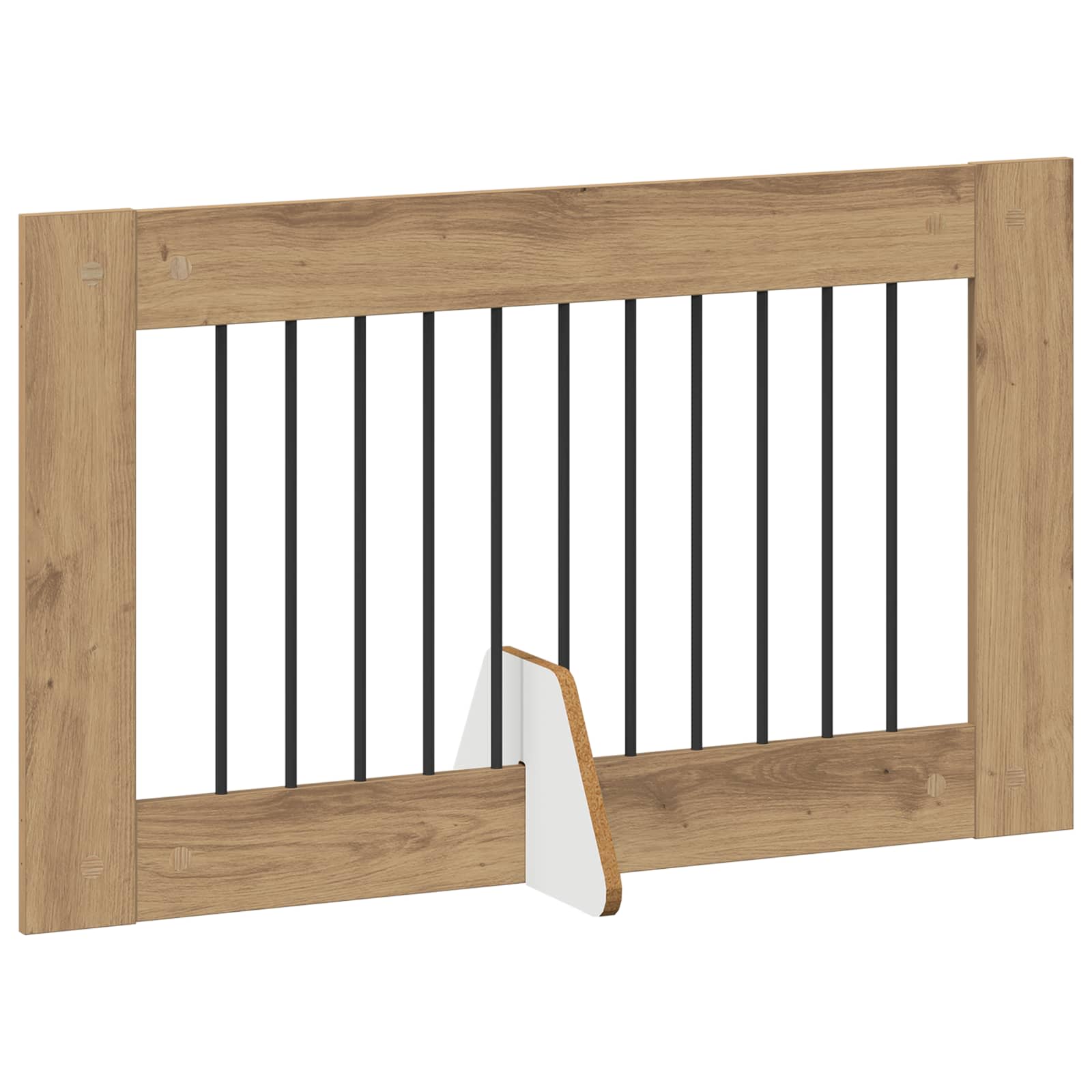 Hundehegn med stativer 2 pcs Artisan-eg 100 x 60 cm
