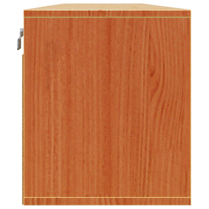 Vægskab Vægmonteret 2 stk. Voks brun 80 x 30 x 35 cm