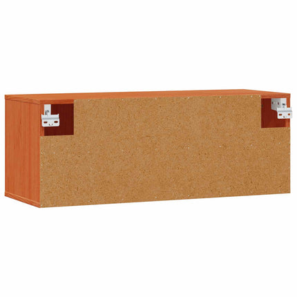 Vægskab Vægmonteret 2 stk. Voks brun 80 x 30 x 30 cm