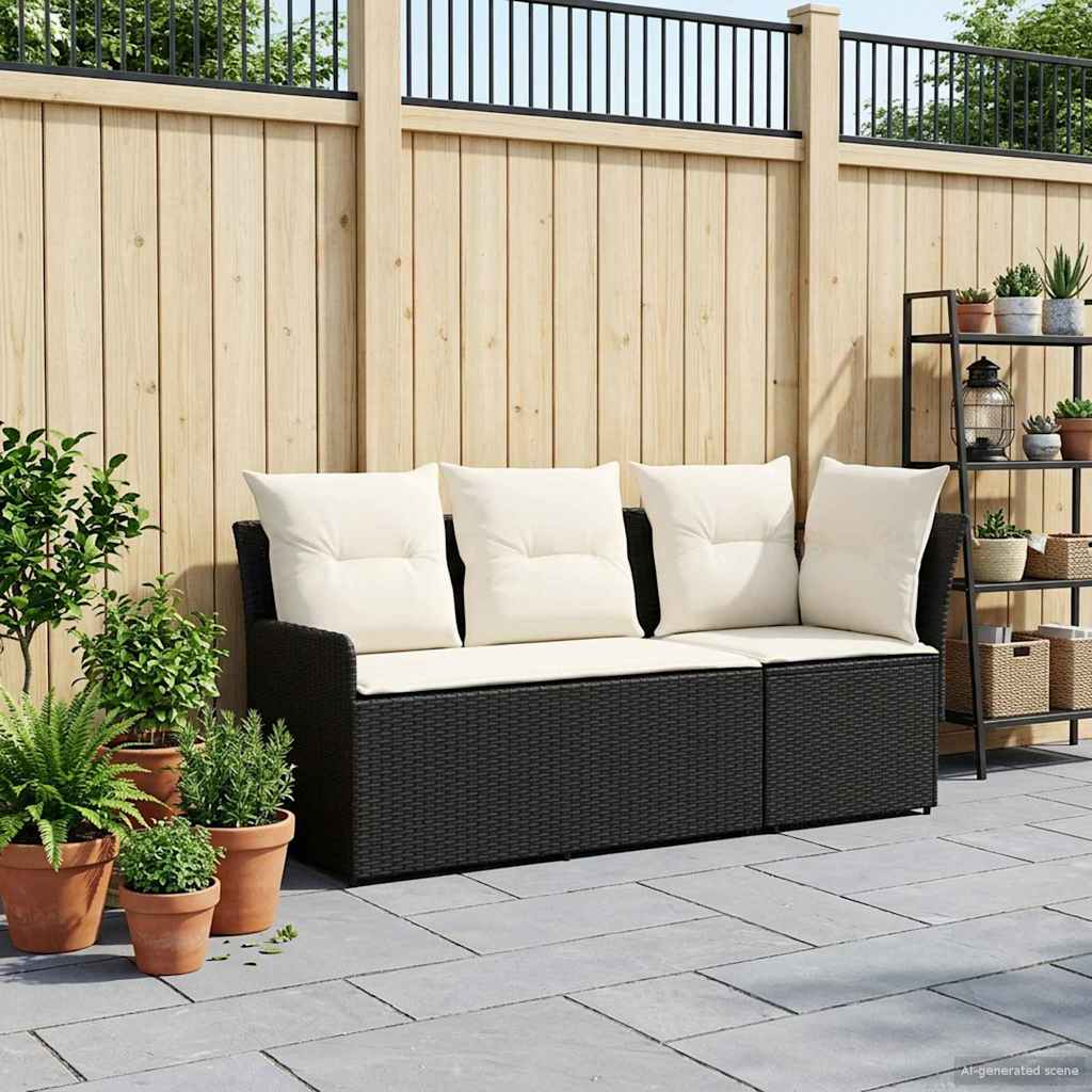 2 stk. Have Armsttte Sofa med Hjrnesofa PE Rattan