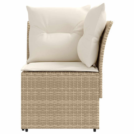 2 stk. Have Armstøtte Sofa med Hjørnesofa PE Rattan