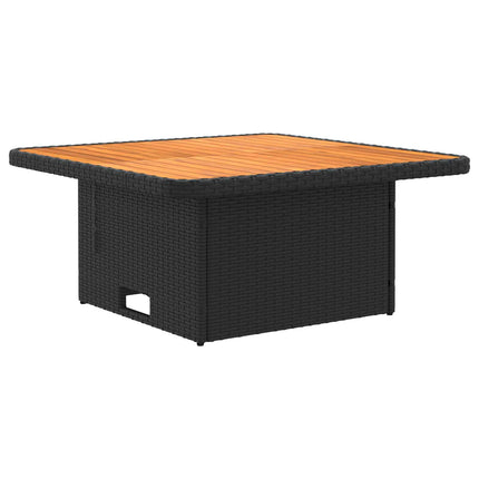 2 Stk Havemøbel Midtersofa Med Løftbart Bord polyrattan