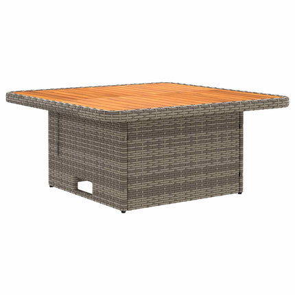 2 Stk Havemøbel Midtersofa Med Løftbart Bord polyrattan