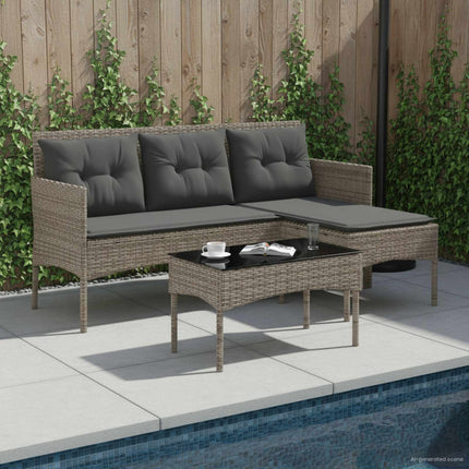 Havesofa Sæt 2 stk. polyrattan