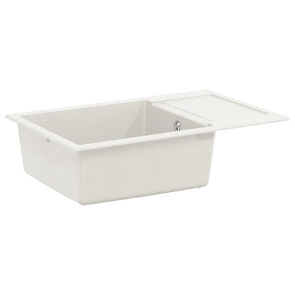 Vask Hvid 780 x 500 mm 80% Kvarts og 20% Resin