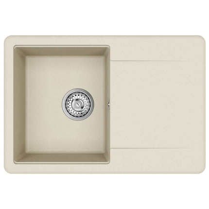 Vask 80% Kvarts og 20% Resin 670 x 460 mm Beige