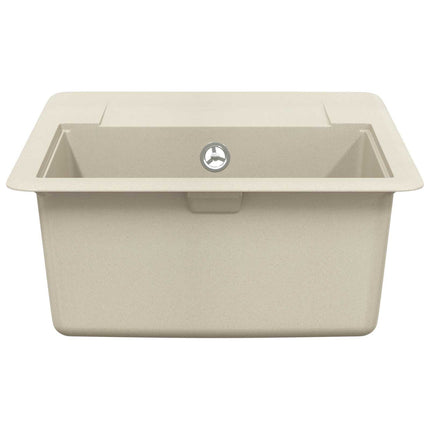 Vask 80% Kvarts og 20% Resin 560 x 460 mm Beige