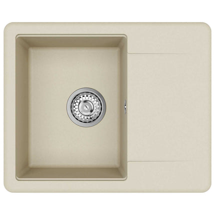 Vask 80% Kvarts og 20% Resin 560 x 460 mm Beige