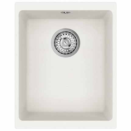 Vask 80% Kvarts og 20% Resin 370 x 460 mm Hvid
